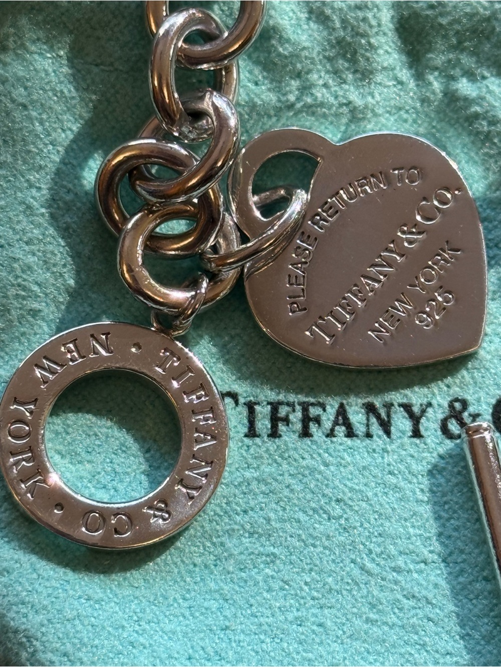Tiffany & Co. Silver Heart Tag Toggle Bracelet - Picture 2 of 5
